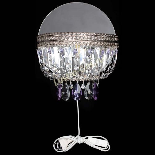 Бра Флоренция журавлик фиолетовая в Сочи Гусь Хрустальный