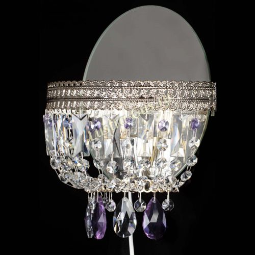 Бра Флоренция журавлик фиолетовая в Сочи Гусь Хрустальный