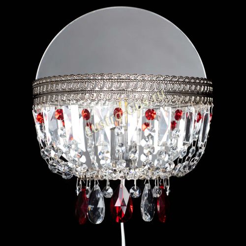 Бра Флоренция журавлик красная в Сочи Гусь Хрустальный