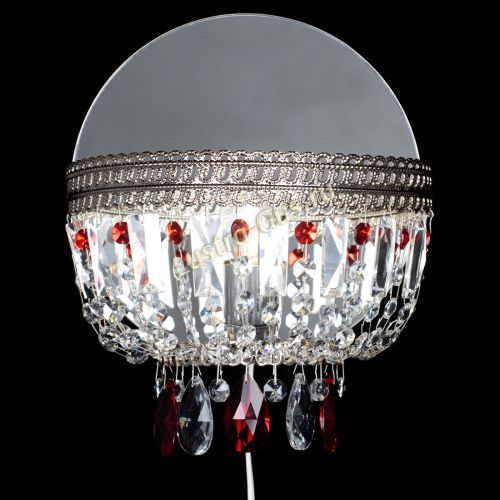 Бра Флоренция журавлик красная в Сочи Гусь Хрустальный