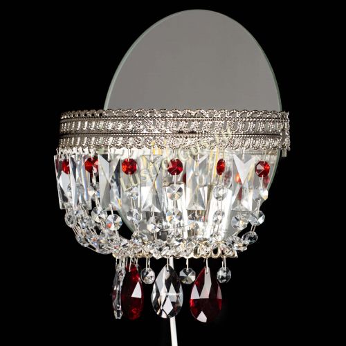 Бра Флоренция журавлик красная в Сочи Гусь Хрустальный