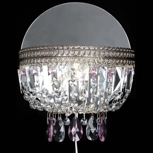 Бра Флоренция журавлик розовая в Сочи Гусь Хрустальный