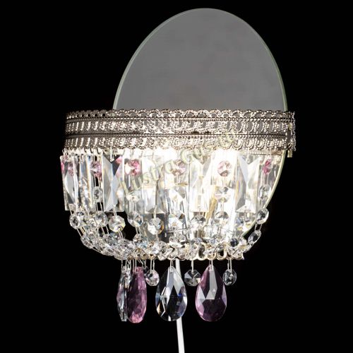 Бра Флоренция журавлик розовая в Сочи Гусь Хрустальный