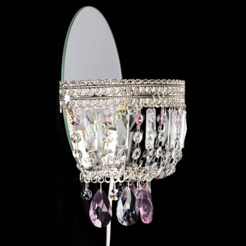 Бра Флоренция журавлик розовая в Сочи Гусь Хрустальный