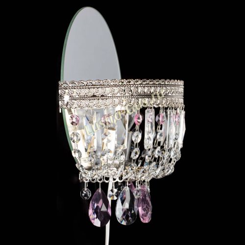 Бра Флоренция журавлик розовая в Сочи Гусь Хрустальный