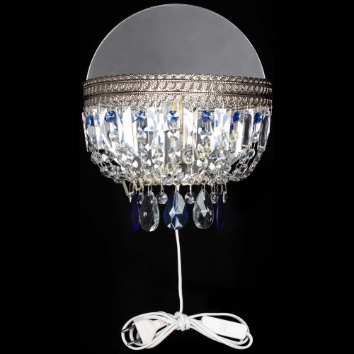 Бра Флоренция журавлик синяя в Сочи Гусь Хрустальный