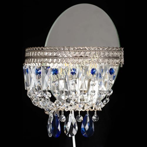 Бра Флоренция журавлик синяя в Сочи Гусь Хрустальный