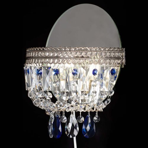 Бра Флоренция журавлик синяя в Сочи Гусь Хрустальный