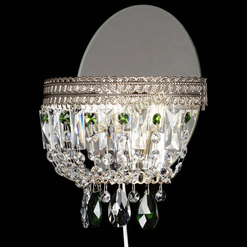 Бра Флоренция журавлик зеленая в Сочи Гусь Хрустальный