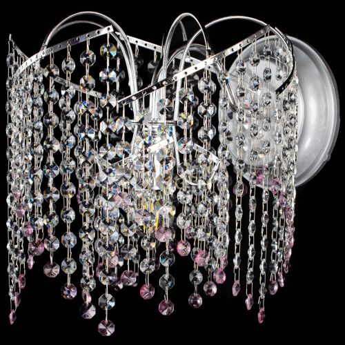 Бра Иволга №2 розовая в Сочи Гусь Хрустальный