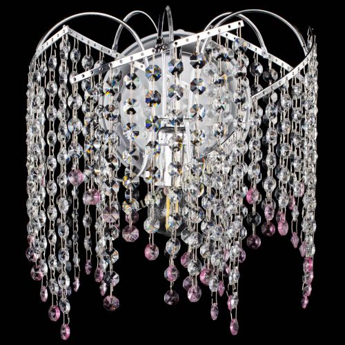 Бра Иволга №2 розовая в Сочи Гусь Хрустальный