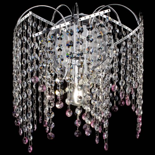 Бра Иволга №2 розовая в Сочи Гусь Хрустальный