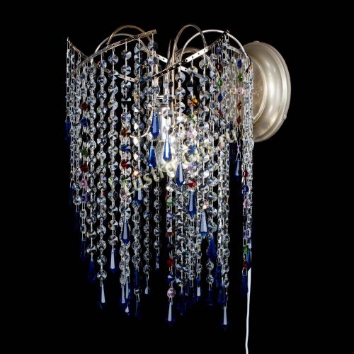 Бра Иволга №3 синяя в Сочи Гусь Хрустальный