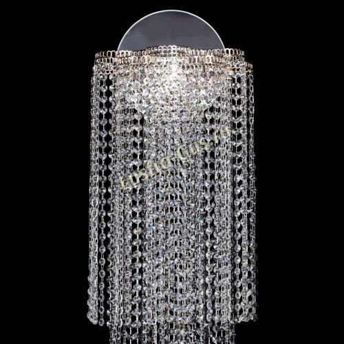 Бра Камелия №1 каскад синяя в Сочи Гусь Хрустальный