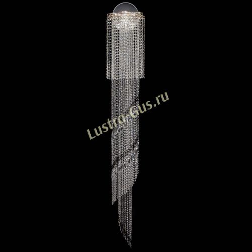 Бра Камелия №1 каскад черная в Сочи Гусь Хрустальный