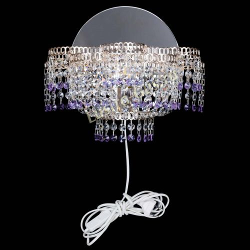 Бра Камелия обтикон Фиолетовая в Сочи Гусь Хрустальный