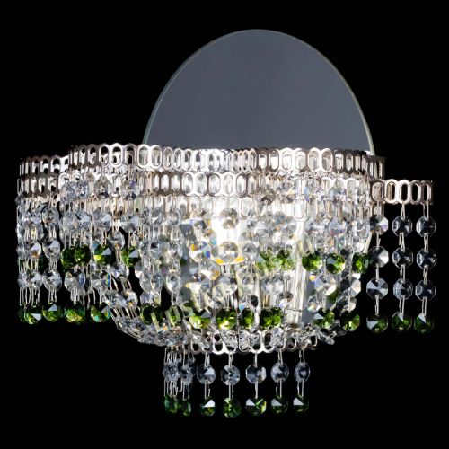 Бра Камелия обтикон Зеленая в Сочи Гусь Хрустальный