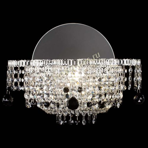 Бра Камелия шар черная в Сочи Гусь Хрустальный