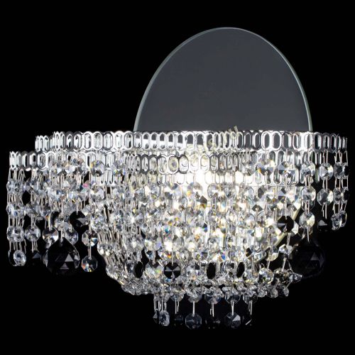 Бра Камелия шар черная в Сочи Гусь Хрустальный