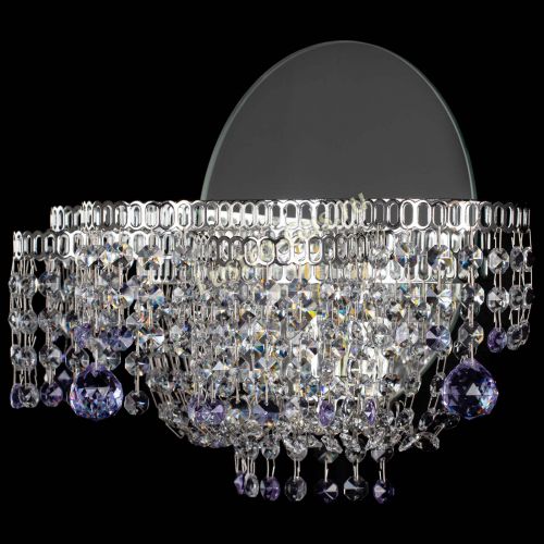 Бра Камелия шар фиолетовая в Сочи Гусь Хрустальный