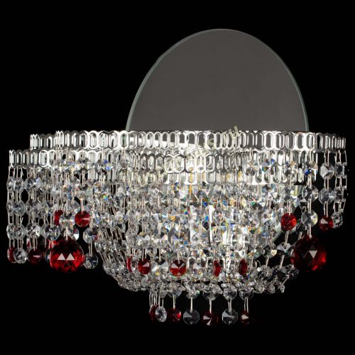 Бра Камелия шар красная в Сочи Гусь Хрустальный