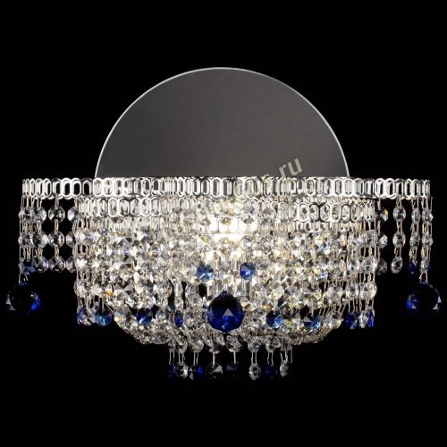 Бра Камелия шар синяя в Сочи Гусь Хрустальный