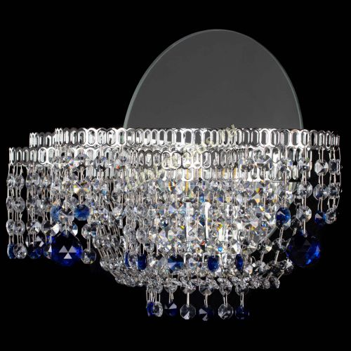Бра Камелия шар синяя в Сочи Гусь Хрустальный