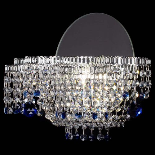 Бра Камелия шар синяя в Сочи Гусь Хрустальный