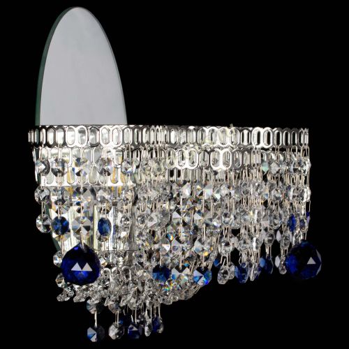 Бра Камелия шар синяя в Сочи Гусь Хрустальный