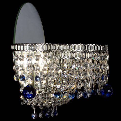 Бра Камелия шар синяя в Сочи Гусь Хрустальный