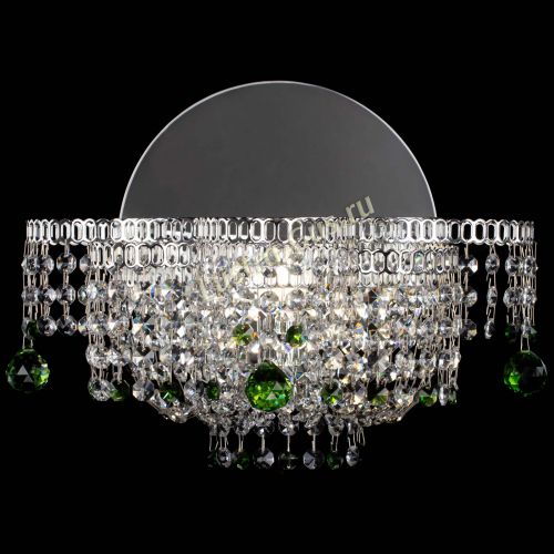 Бра Камелия шар зеленая в Сочи Гусь Хрустальный