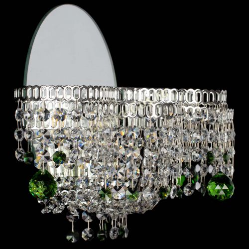 Бра Камелия шар зеленая в Сочи Гусь Хрустальный