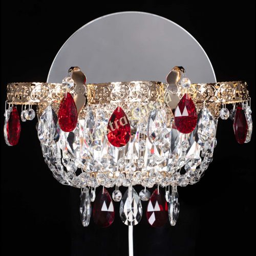 Бра Камея Флора красная в Сочи Бра Камея Флора красная в Сочи