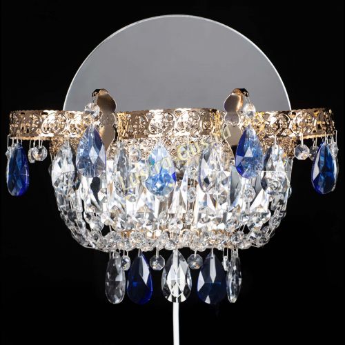 Бра Камея Флора синяя в Сочи Бра Камея Флора синяя в Сочи