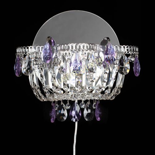 Бра Камея фиолетовая в Сочи Гусь Хрустальный