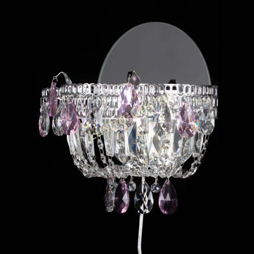 Бра Камея розовая в Сочи Гусь Хрустальный