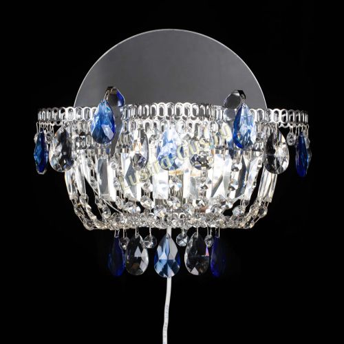 Бра Камея синяя в Сочи Гусь Хрустальный