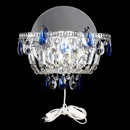 Бра Камея синяя в Сочи Гусь Хрустальный