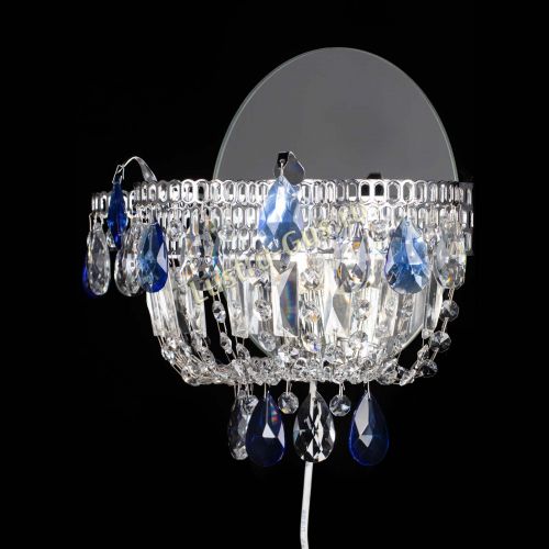 Бра Камея синяя в Сочи Гусь Хрустальный