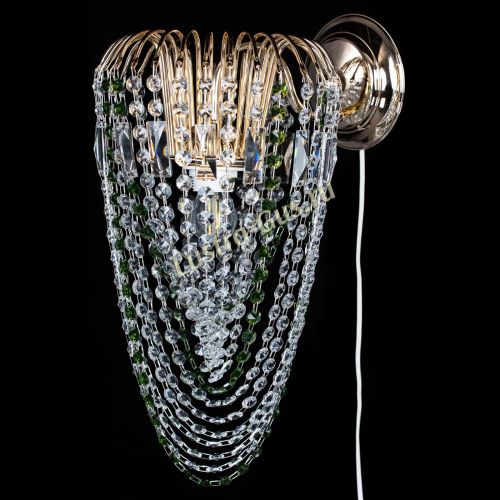 Бра Каскад Водоворот зеленая в Сочи Гусь Хрустальный