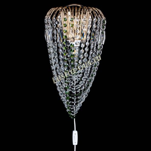 Бра Каскад Водоворот зеленая в Сочи Гусь Хрустальный