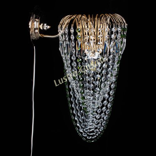 Бра Каскад Водоворот зеленая в Сочи Гусь Хрустальный