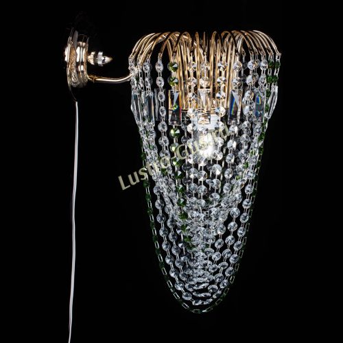 Бра Каскад Водоворот зеленая в Сочи Гусь Хрустальный