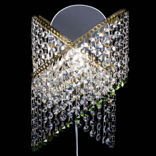 Бра Космея №1 зеленая под бронзу в Сочи Гусь Хрустальный