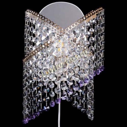 Бра Космея №1 фиолетовая в Сочи Гусь Хрустальный