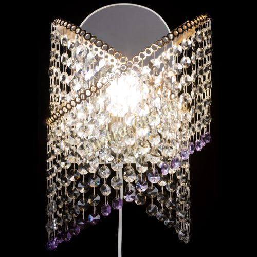 Бра Космея №1 фиолетовая в Сочи Гусь Хрустальный