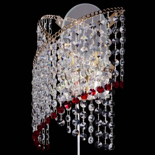 Бра Космея №1 красная в Сочи Гусь Хрустальный