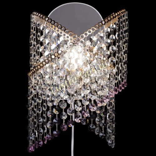 Бра Космея №1 розовая в Сочи Гусь Хрустальный