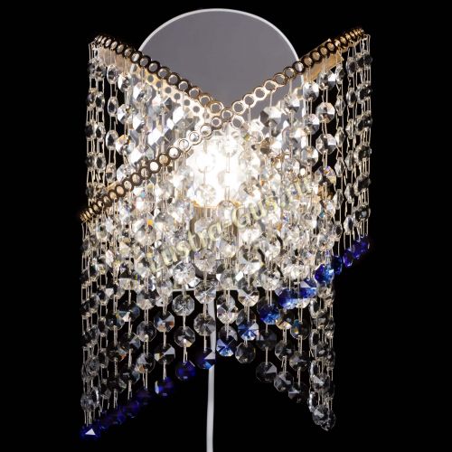 Бра Космея №1 синяя в Сочи Гусь Хрустальный