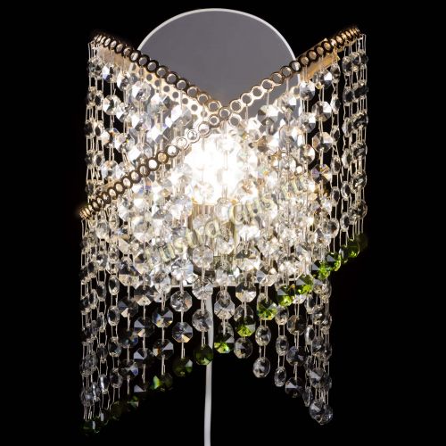 Бра Космея №1 зеленая в Сочи Гусь Хрустальный